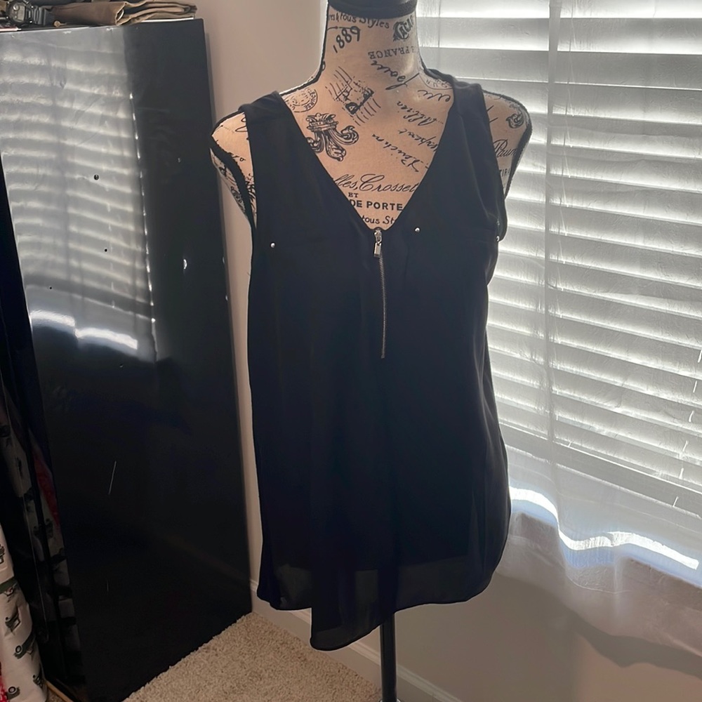 Fortune and ivy mixed material top